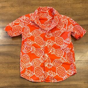 ☀️3 for $10☀️ Carter’s Short Sleeve Pineapple Button Down Shirt